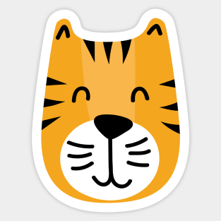 Cute tiger Sticker